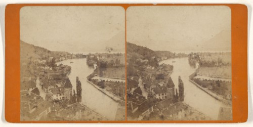 Vue prise a Clegin de Thum; German; about 1870; Albumen silver print