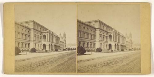 Munchen, Germany, Der Festsaalbau; German; about 1870; Albumen silver print