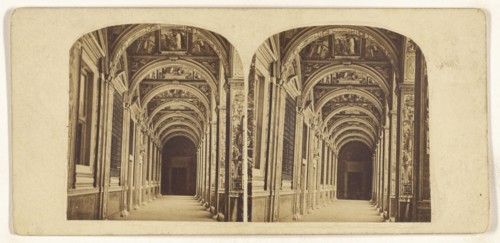 Les Loges de Raphael au Vatican; Italian; about 1870; Albumen silver print
