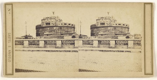 Castel S. Angelo; Italian; about 1870; Albumen silver print