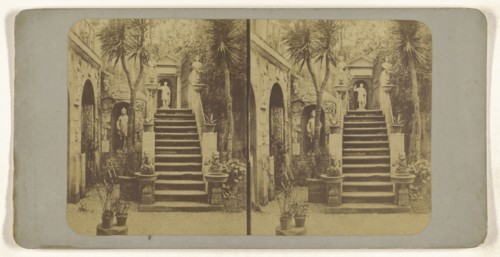 Vue prise dans la villa Campana. Rome; Italian; about 1860; Albumen silver print