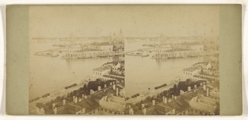 Panorama presa dal Campanile di S. Marco, Venezia; Italian; about 1865; Albumen silver print