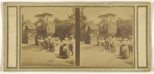 Ponte Rosso, Naples, Italian; about 1865; Albumen silver print