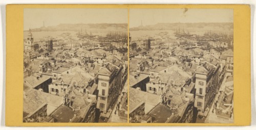 Genes. - Le Port; Italian; about 1865; Albumen silver print