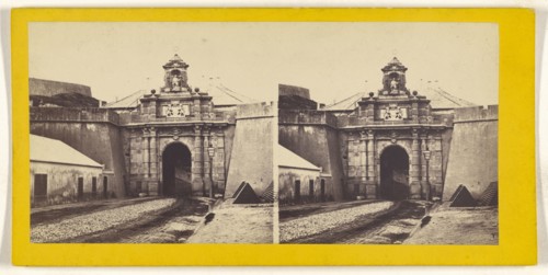 Genova, Portane Lanterra; Italian; about 1865; Albumen silver print