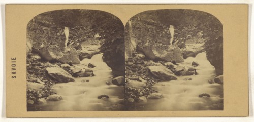 Sallanches. Gorges de Teveau; Italian; about 1865; Albumen silver print