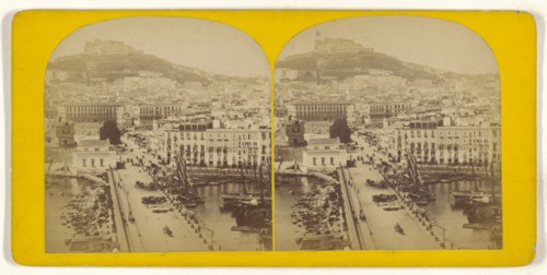 Vue de Naples. Italie; Italian; about 1865; Albumen silver print