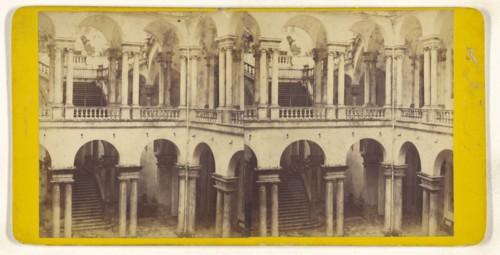 Genova Universita; Italian; about 1865; Albumen silver print