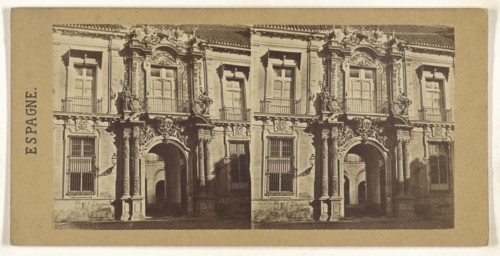 L'Archeveche de Seville; Spanish; about 1870; Albumen silver print