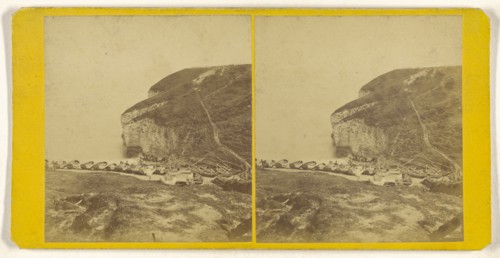 North Sea Landing, Flanders(?, about 1865; Albumen silver print