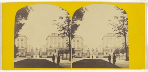 Avenue du Parc, Bruxelles; about 1865; Albumen silver print