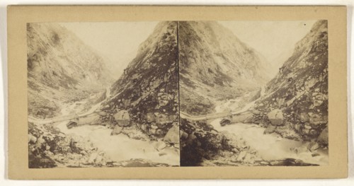 Le Saut du pretre. Au Mont St. Gothard; about 1863; Albumen silver print, Switzerland