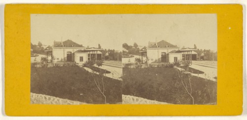 Gare de Martigny, Suisse, Switzerland; about 1865; Albumen silver print