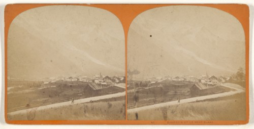 Chamonix et Le Mont Blanc; about 1863; Albumen silver print, Switzerland