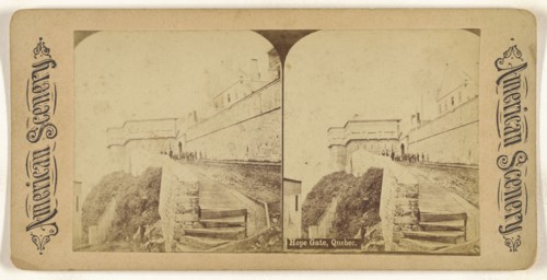Hope Gate, Quebec; Canadian; about 1870; Albumen silver print