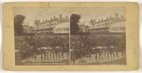 Rideau Hall, Governor-General's Residence, Ottawa; Canadian; about 1870; Albumen silver print