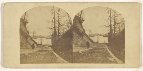 Niagara Falls, As Seen From The Canada Side; Canadian; about 1863; Albumen silver print