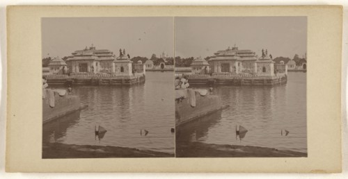 Chandan Tank or  Narendra Sarubar , Puri Orissa; about 1900; Gelatin silver print