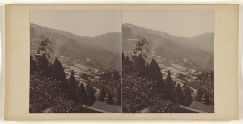 Bazar. As seen from Observatory Hill. Darjeeling; about 1900; Gelatin silver print
