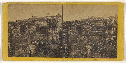 Jerusalem - The Golden Gate; about 1860; Albumen silver print