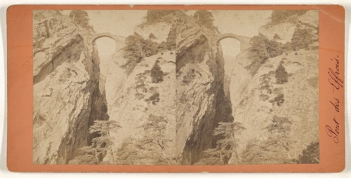 Pont des Effrois; about 1870; Albumen silver print