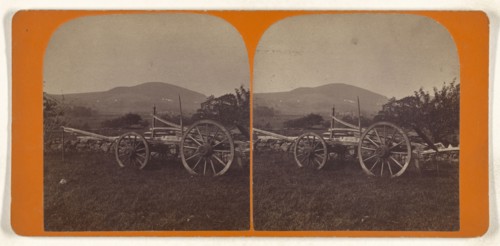 Wachusett Mountain from The Read farm. Princeton, Mass; American; about 1865; Albumen silver print