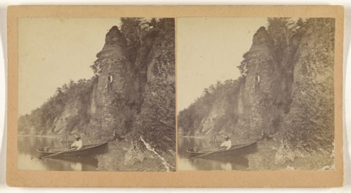 Cayuga Lake Scenery; American; about 1870; Albumen silver print