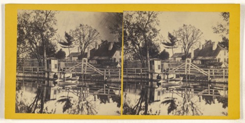 Gen. Knox's Headquarters, Mortonville, N.Y; American; about 1865; Albumen silver print