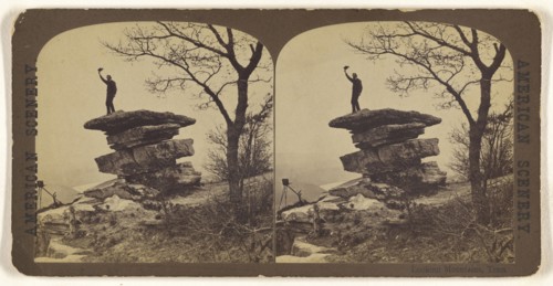 Lookout Mountain, Tenn; American; about 1870; Albumen silver print
