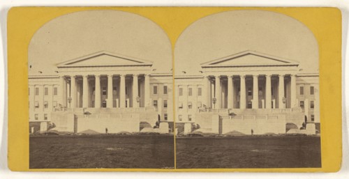 Patent Offices, Washington, D.C; American; about 1870; Albumen silver print