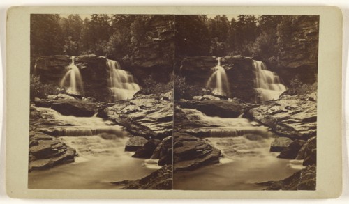 Blackwater, West Va; American; about 1870; Albumen silver print