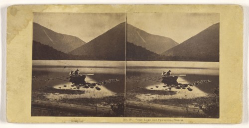 Echo Lake and Franconia Noth; John P. Soule, American, 1827 - 1904, about 1865; Albumen silver print