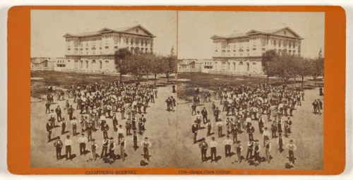 Santa Clara College; American; about 1875; Albumen silver print