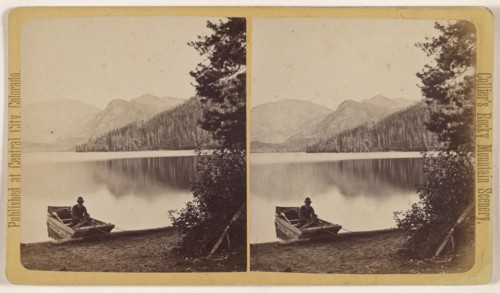 Middle Park Series. - Grand lake Looking East; Joseph Collier, American, born Scotland, 1836 - 1910, about 1870; Albumen silver