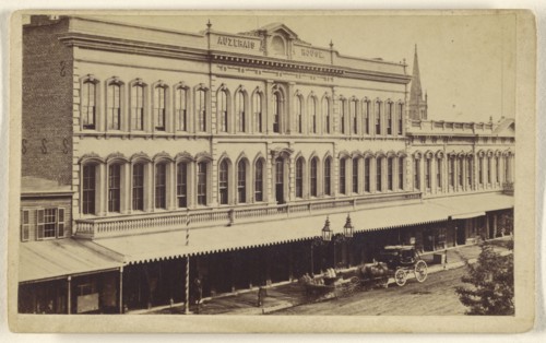 Auzerais House, San Jose, Santa Clara Co; Lawrence & Houseworth; about 1865; Albumen silver print