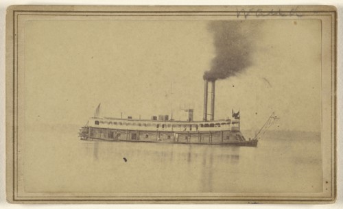 Riverboat Nymph; Andrew David Lytle, Sr., American, 1834 - 1917, active Baton Rouge, Louisiana, about 1862; Albumen silver