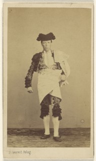 Pablo Herranir, The Matador; Juan Laurent, French, 1816 - 1886, about 1865; Albumen silver print