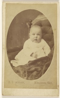 Baby, seated; J. J. Abbott; about 1870; Albumen silver print