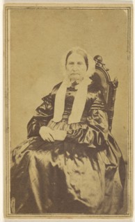 Mrs. Hitchcock; Charles S. Hart, American, 1836 - 1915, active Watertown, New Jersey, 1860s; Albumen silver print