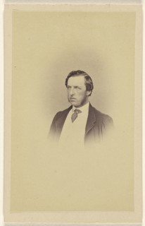 man, in vignette style; Nicholas Brothers & Company; 1870s; Albumen silver print