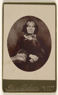 woman, in oval style; Helmut Petschler, English, born Germany, 1832 - 1869, 1860s; Carbon print