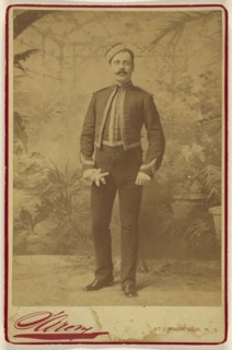 Wilton Lackaye; Napoleon Sarony, American, born Canada, 1821 - 1896, about 1885; Albumen silver print