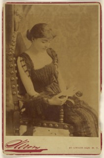 Davenport; Napoleon Sarony, American, born Canada, 1821 - 1896, about 1885; Albumen silver print