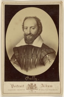 Copy of an engraving of Sully; Charles Jacotin, French, active 1860s - 1870s, 1882; Woodburytype