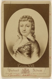 Copy of an engraving of Louis XVII; Charles Jacotin, French, active 1860s - 1870s, about 1875; Albumen silver print