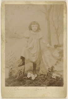 Claudia Davis; T.E. Sherwood, American, active 1890s, about 1890; Gelatin silver print