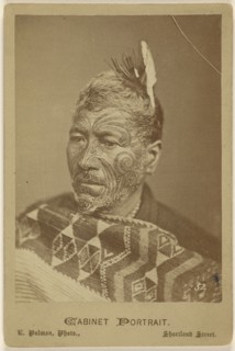 Hati Wira Takahi Bay of Islands. MÄori chief, Ngapuhi; E. Pulman, New Zealander, active 1860s - 1870s, 1873; Albumen silver