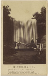 Minne-Ha-Ha; J. E. Whitney, American, 1822 - 1886, about 1870; Albumen silver print