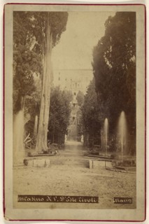 Casino di V. D'Este Tivoli; Michele Mang, Italian, active Rome, Italy 1860s, about 1870; Albumen silver print