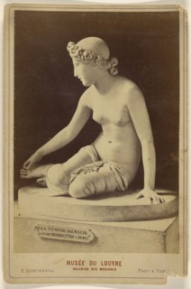 Musee Du Louvre Galeries Des Modernes La Nymphe Salmacis par F. Jos. Bosio; E. Dontenvill, French, active 1860s - 1870s